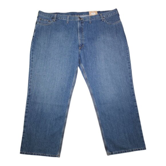 Carhartt Mens Holter Relaxed Fit Jeans 54x30 Denim Straight Leg Sits At Waist - Picture 2 of 10